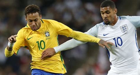 inglaterra vs brasil gol de quem